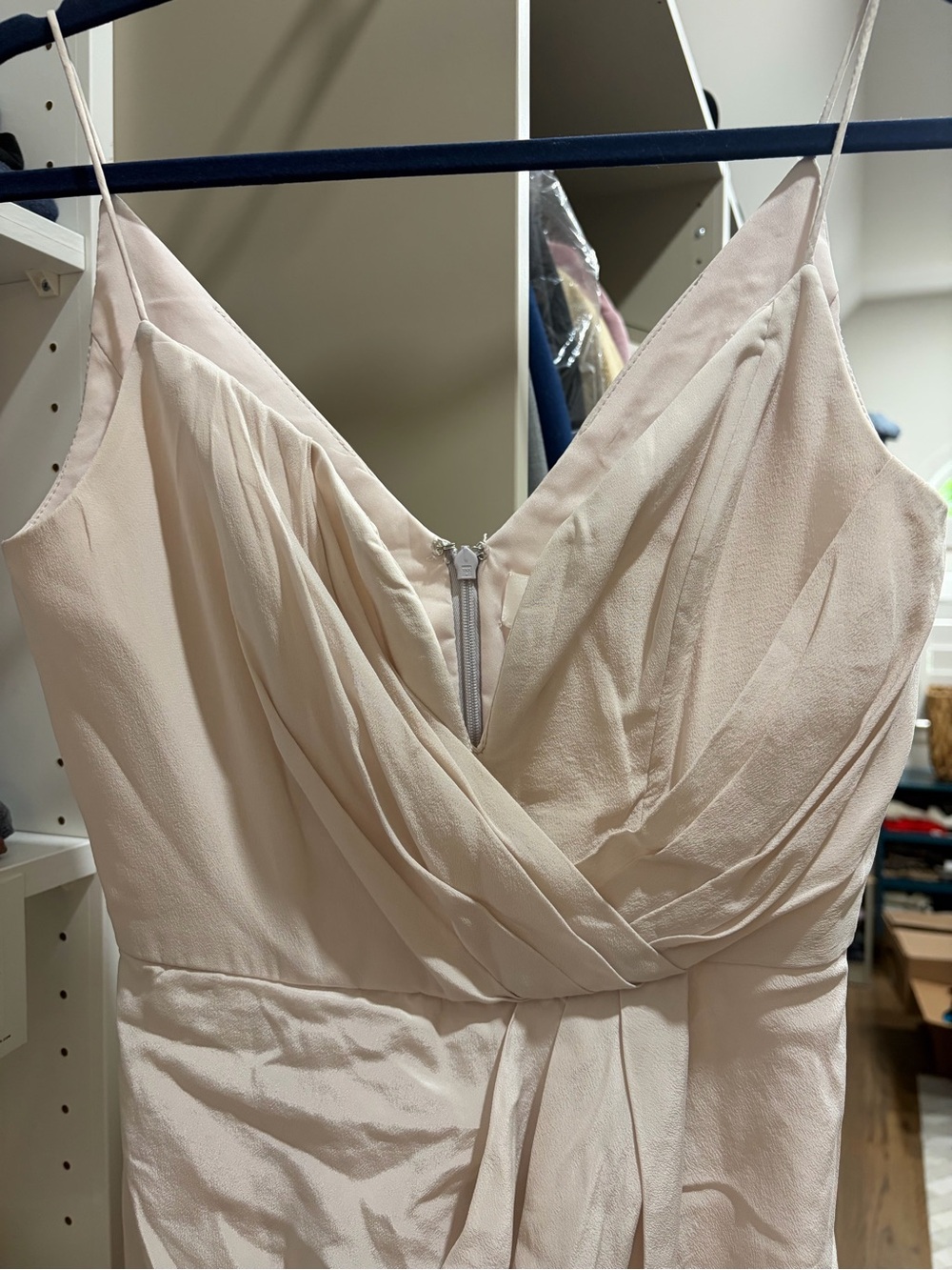 Zimmermann oyster Draped Mini Dress - Picture 2 of 4